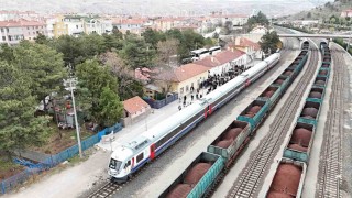 Turistik Tuz Ekspresi yolcuları Çankırıda doyasıya eğlendi