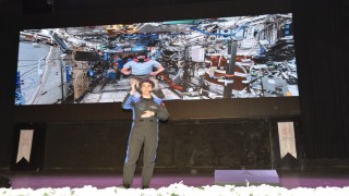 Türk astronot Atasever Batmanda öğrencilerle buluştu
