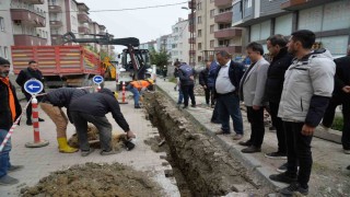 Türkelide 2. etap doğalgaz çalışmaları