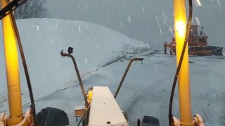 Türkiyenin tek biyosfer rezerv alanı Macahelde nisanda kar yağdı
