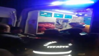 Üçüncü kattan başka bir evin çatısına düştü