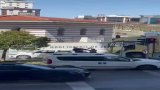 Ümraniyede trafikte dehşet: Kamyon şoförü çekiçle saldırdı
