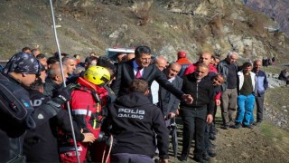 Vali Çelik, kayıp Keskinin arama çalışmalarına katıldı