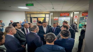 Vali Çelik trafik kazasında yaralanan vatandaşları ziyaret etti