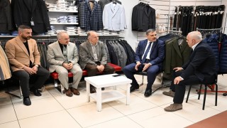 Vali Çiftçi, esnafı ziyaret etti