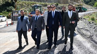 Vali Yılmaz, Zorkun Yolu'ndaki Asfalt Çalışmalarını Yerinde İnceledi