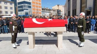 Vefat eden astsubay adayına hüzünlü veda