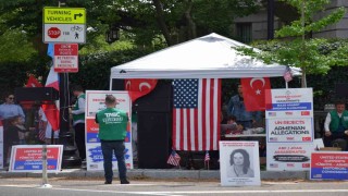 Washingtonda Türk vatandaşlarından sözde Ermeni soykırımına karşı protesto