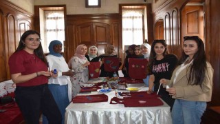Yabancı öğrencilerle renkli workshop etkinliği