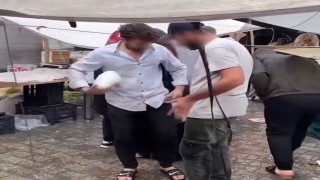 Yağmur geçti, akıllarda bu görüntüler kaldı