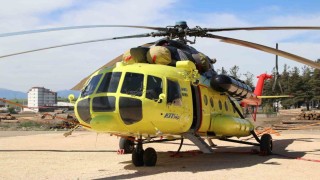 Yangın söndürme helikopteri Boluda konuşlandırıldı
