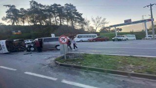Yatağanda işçi servisi kaza yaptı: 6 yaralı