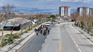 Yeşilyurt Belediyesinden baharın gelişine pedallı kutlama