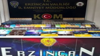 Yolcu otobüsünde 1850 paket kaçak sigara ele geçirildi