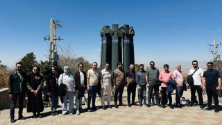 Yüksekovalı grup Tebrizin tarihi alanlarını gezdi