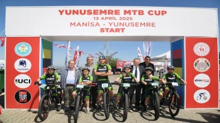 Yunusemrede Uluslararası MTB Cup Dağ Bisikleti Yarışı yapıldı