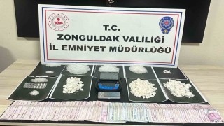 Zonguldakta uyuşturucu operasyonu: 755 gram metamfetamin ele geçirildi