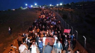 1744 rakımlı Dinek Dağında 19 Mayıs coşkusu
