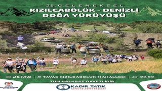 25. Geleneksel Kızılcabölük-Denizli Doğa Yürüyüşüne sayılı günler kaldı