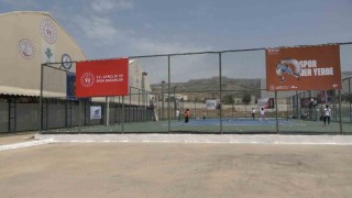 4. Uluslararası Cudi Cup Tenis Turnuvası hazırlıkları tamamlandı