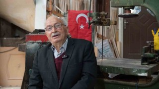 64 yıldır ahşap ile iç içe hayat sürüyor