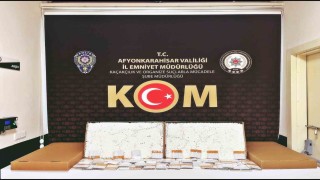 9 bin 500 adet kaçak makaron ele geçirildi