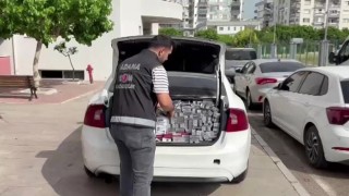 Adanada 1 milyon 200 bin TLlik kaçak sigara ele geçirildi: 2 tutuklama