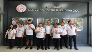 Adıyamanlı özel sporcular 9 madalya ile döndü