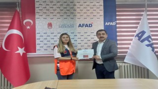 AFAD gönüllüsü eğitimleri tamamlandı