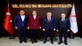 Afyonkarahisar heyetinden Tarım ve Orman Bakanı Yumaklıya ziyaret