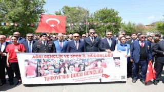 Ağrıda 19 Mayıs, kortej yürüyüşü ve sportif etkinliklerle kutlandı