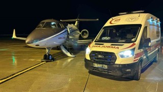 Ağrıda kalp hastası yeni doğan bebek ambulans uçakla Ankaraya sevk edildi