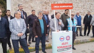 Ahlaki yozlaşmaya karşı imza kampanyası