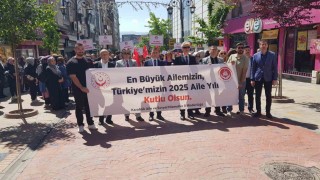 Aile Haftası kutlamaları yürüyüş ile başladı