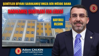 AK Parti Kars Milletvekili Çalkından fen lisesi müjdesi
