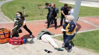 Aksarayda 28 yaşındaki kadın tabancayla vurulmuş halde bulundu