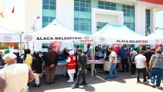 Alacada Gazzeye destek kampanyasına büyük ilgili