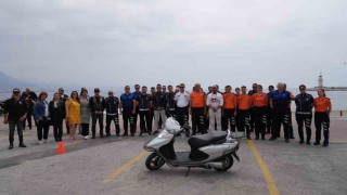 Alanya zabıta personeline güvenli sürüş eğitimi