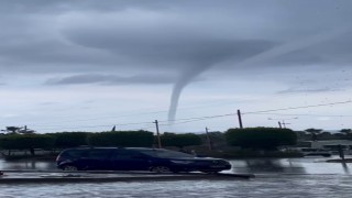 Alanyada hortum korkuttu