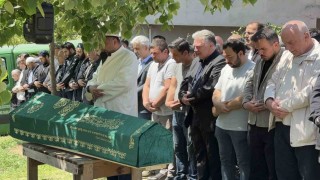 Alibey Barajında ölü bulunan İshak Öztürk son yolculuğuna uğurlandı