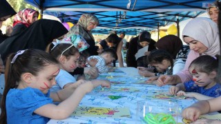 Anne ve çocuklar etkinlikte buluştu