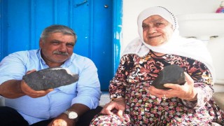 Anneler Günü hediyesi gökten indi: Bahçesine göktaşı olduğu düşünülen cisim düştü