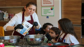 Anneleri ve çocuklar çölyak için farkındalık mesajını ‘glutensiz kreple verdi