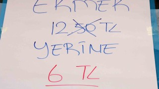 Antalyada iki marketin fiyat rekabeti ekmeği 6 TLye kadar düşürdü