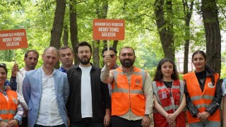 Atakum Kent Ormanında çevre farkındalığı etkinliği