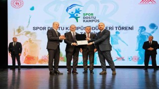 Atatürk üniversitesi Spor dostu kampüs unvanına layık görüldü