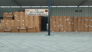 Aydında 4,5 milyon değerinde makaron ele geçirildi