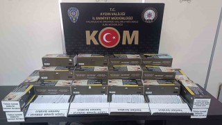 Aydında 9 bin 200 adet makaron ele geçirildi