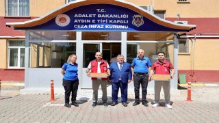 Aydında mahkumlara cevizli baklava ikramı