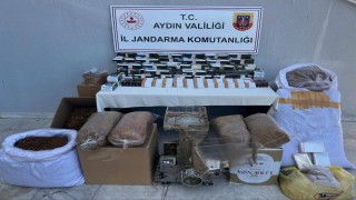 Aydında sahte tütün baskını: 1 gözaltı